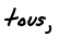 tous, 